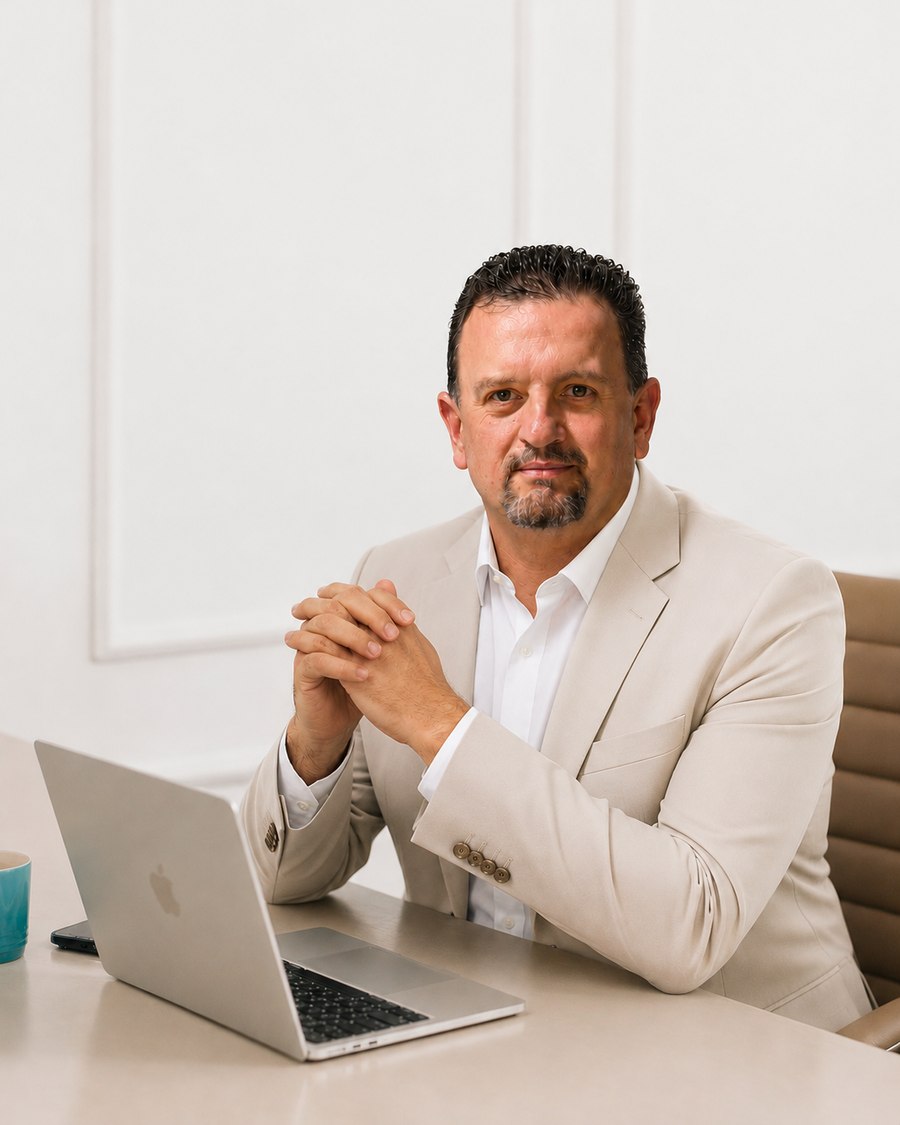 Dr. Rômulo Pires em seu consultório no Instituto Mentalize